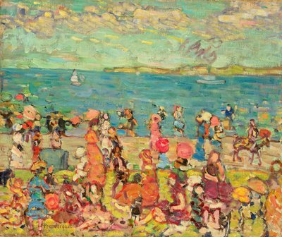 Scena di spiaggia, c.1912-13 da Maurice Brazil Prendergast